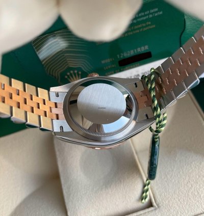 Rolex Datejust 36 126281rbr Palmeras Diamonds Dial Jubilee