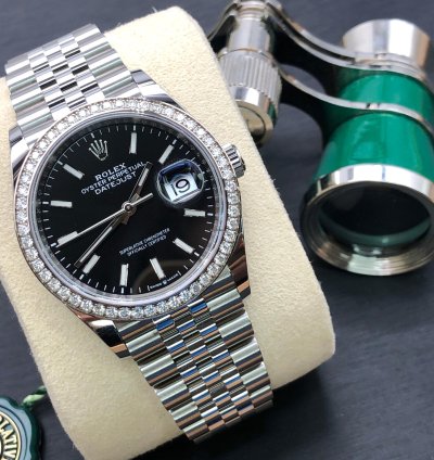 Rolex Datejust 36 126284rbr Black Jubilee