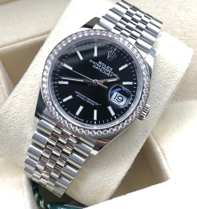 Rolex Datejust 36 126284rbr Black Jubilee