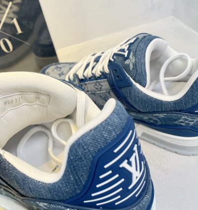 Louis Vuitton Denim Monogram Trainer