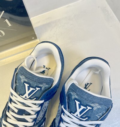 Louis Vuitton Denim Monogram Trainer