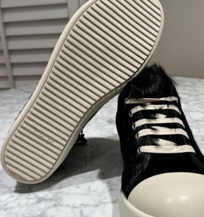 Rick Owens Strobe Low black Fur