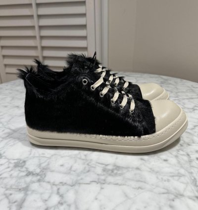 Rick Owens Strobe Low black Fur