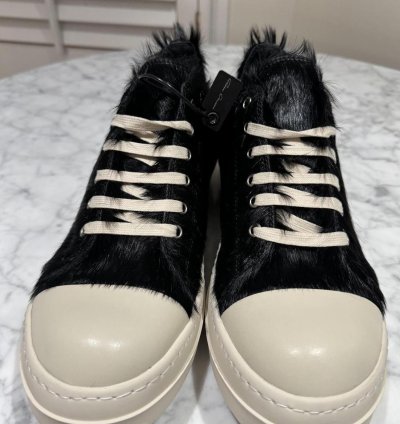 Rick Owens Strobe Low black Fur