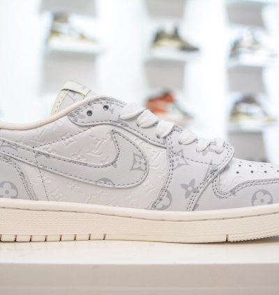 270 Ts X Air Jordan Aj1 Low Inverted Hook Low-top Joint Color Lx1988-500