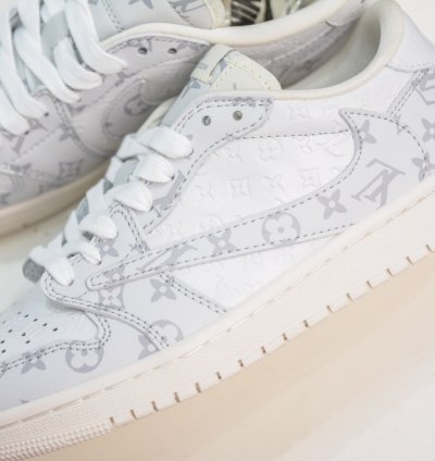 270 Ts X Air Jordan Aj1 Low Inverted Hook Low-top Joint Color Lx1988-500