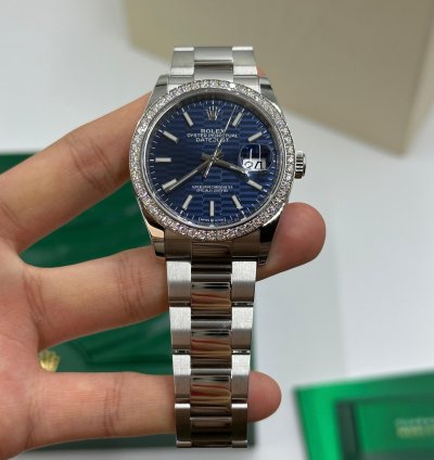 Rolex Datejust 36 126284rbr Fluted Blue Jub-126284rbr-0042