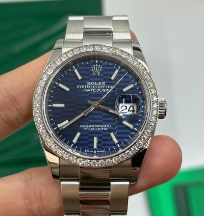 Rolex Datejust 36 126284rbr Fluted Blue Jub-126284rbr-0042