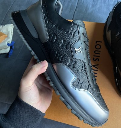 Louis Vuitton Embossed Monogram Run Away Trainer Sneaker