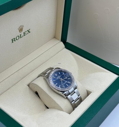 Rolex Datejust 36 126284rbr Fluted Blue Jub-126284rbr-0042