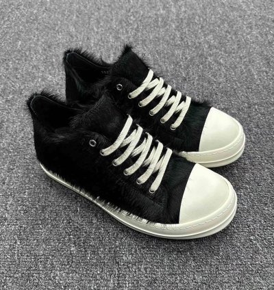 Rick Owens Strobe Low black Fur