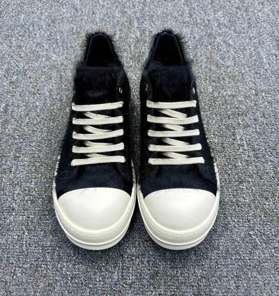 Rick Owens Strobe Low black Fur