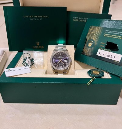 Rolex Datejust 36 126284rbr Neu Rolex Schal