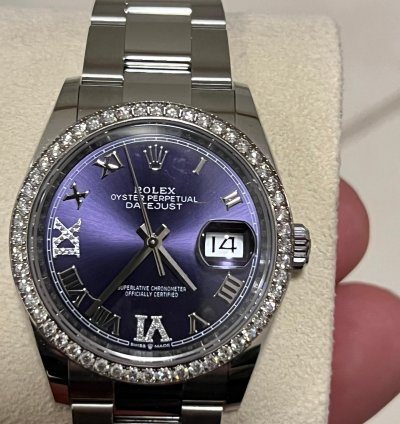 Rolex Datejust 36 126284rbr Neu Rolex Schal