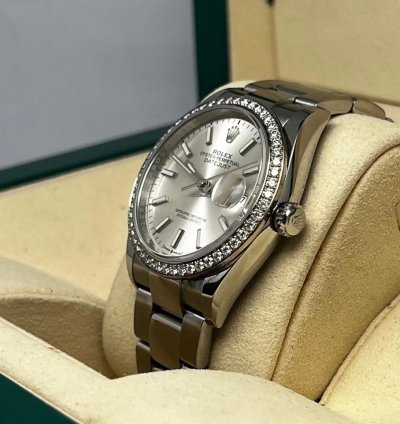 Rolex Datejust 36 126284rbr Silver Oys