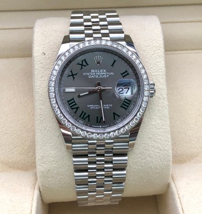 Rolex Datejust 36 126284rbr Wimbledon Jubilee