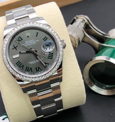 Rolex Datejust 36 126284rbr Wimbledon Oyster