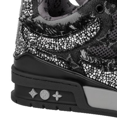 Louis Vuitton Fw 2022 Swarovski Crystals Skate Sneakers