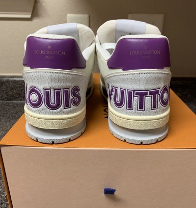 Louis Vuitton Fw21 Strap Trainer Purple Eggshell Lv8 5