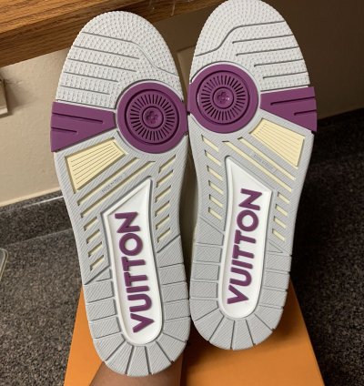 Louis Vuitton Fw21 Strap Trainer Purple Eggshell Lv8 5