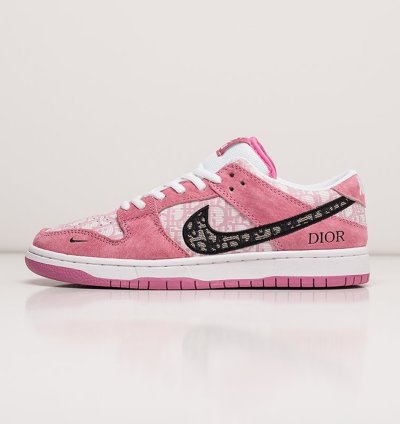 Dior Pink X Nike Sb Dunk Low Pro