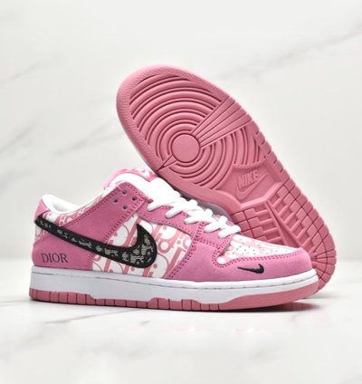 Dior Pink X Nike Sb Dunk Low Pro