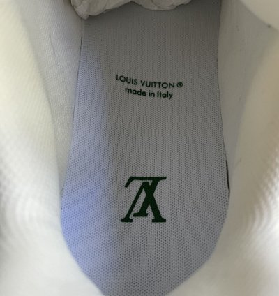 Louis Vuitton Green Denim Monogram Trainer Sneaker