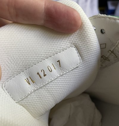 Louis Vuitton Green Denim Monogram Trainer Sneaker