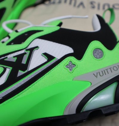 Louis Vuitton Green Tatic Runner Sneaker