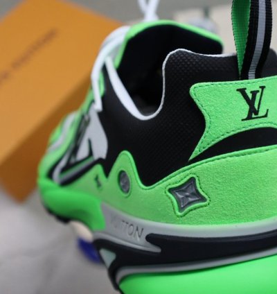 Louis Vuitton Green Tatic Runner Sneaker