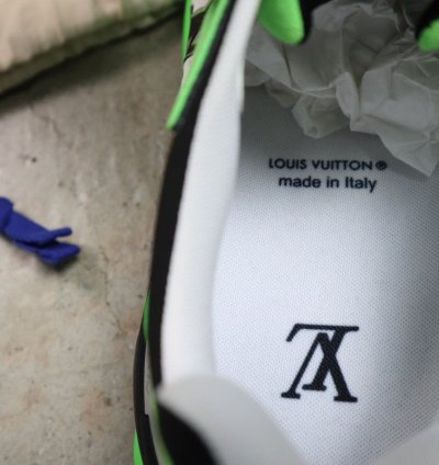 Louis Vuitton Green Tatic Runner Sneaker