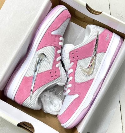 Nike Sb Dunk X April Skateboards Pink