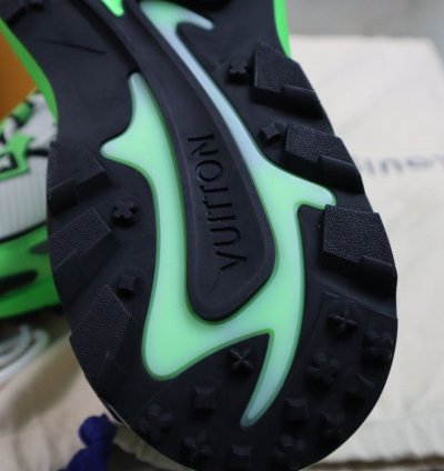 Louis Vuitton Green Tatic Runner Sneaker