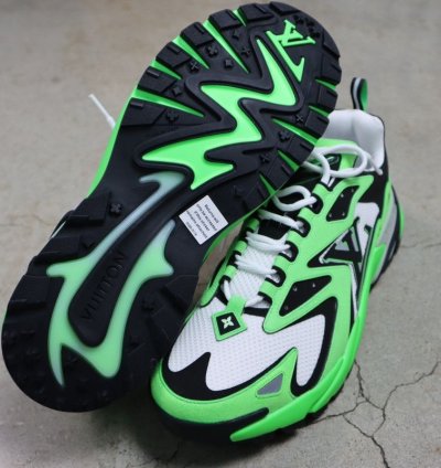 Louis Vuitton Green Tatic Runner Sneaker