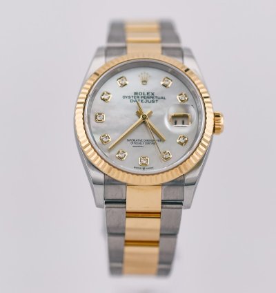 Rolex Datejust 36 2024 Datejust 36 Mother Of Pearl Dial 126233 Unworn