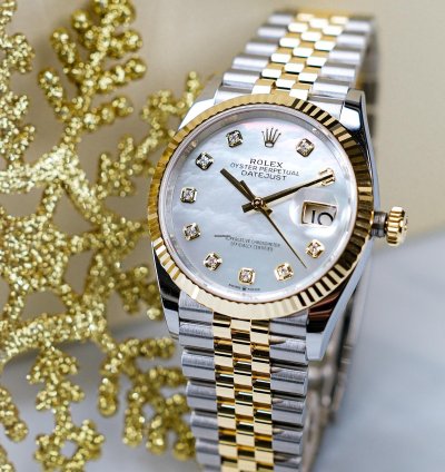 Rolex Datejust 36 2024 New Unworn - Mother Of Pearl Diamond Dial