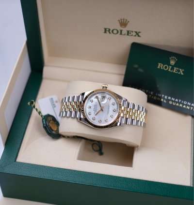Rolex Datejust 36 2024 New Unworn - Mother Of Pearl Diamond Dial