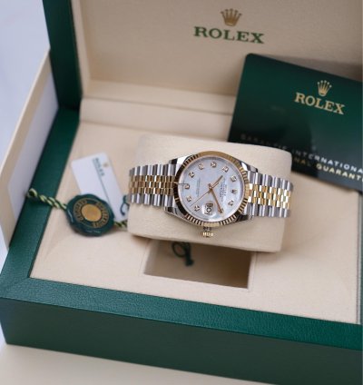 Rolex Datejust 36 2024 New Unworn - Mother Of Pearl Diamond Dial