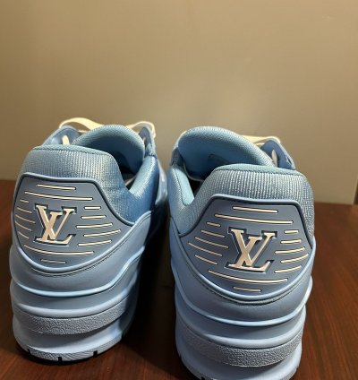 Louis Vuitton Logo Monogram Trainer Sneakers 12