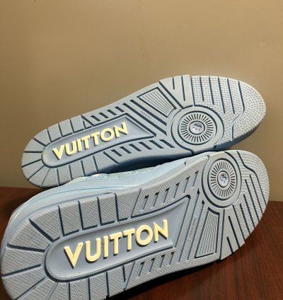 Louis Vuitton Logo Monogram Trainer Sneakers 12