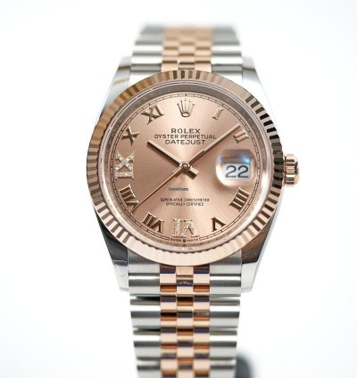 Rolex Datejust 36 2025 Datejust 36 Rose Gold Diamond Dial