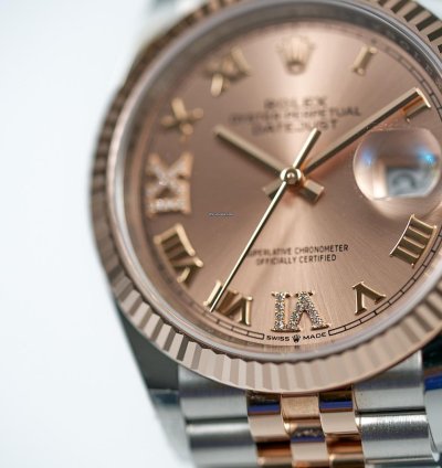 Rolex Datejust 36 2025 Datejust 36 Rose Gold Diamond Dial
