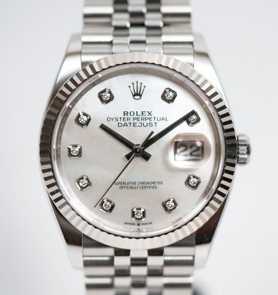 Rolex Datejust 36 2025 Mother Of Pearl Date Just 36