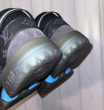 Louis Vuitton Lucien Clark Black Blue Skate Sneakers