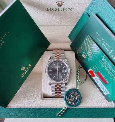 Rolex Datejust 36 36mm Rhodium New