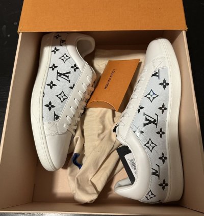 Louis Vuitton Luxembourg Monogram Trainer Sneaker Rare Ds