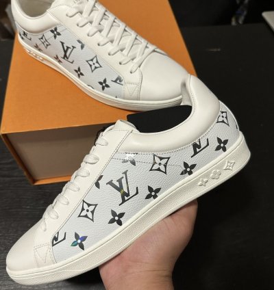 Louis Vuitton Luxembourg Monogram Trainer Sneaker Rare Ds