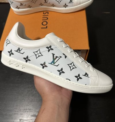 Louis Vuitton Luxembourg Monogram Trainer Sneaker Rare Ds