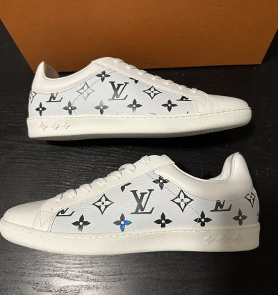 Louis Vuitton Luxembourg Monogram Trainer Sneaker Rare Ds