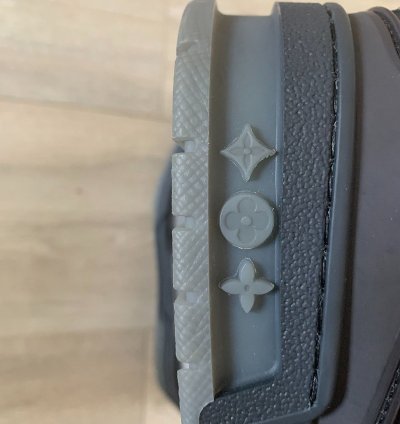 Louis Vuitton Lv 408 Trainer Grey Flannel Black